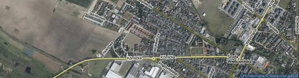 Zdjęcie satelitarne Nałkowskiej Zofii ul.